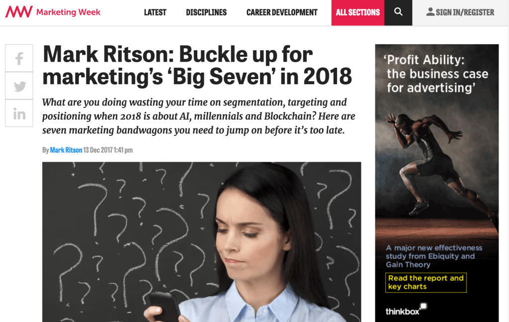 2018…it’s going to be a bit of a&nbsp;giggle